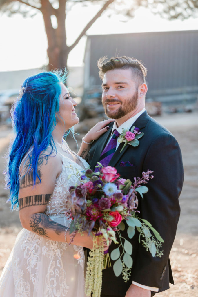 Salinas Valley Ranch Wedding couple photo by Tee Lambert Photography