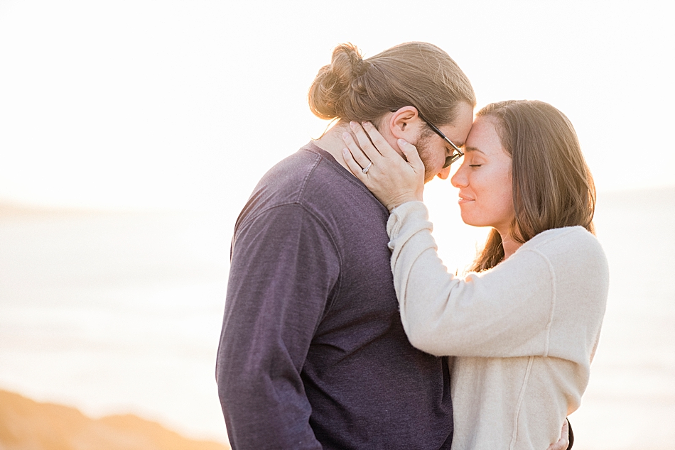 Engagement photo in Monterey