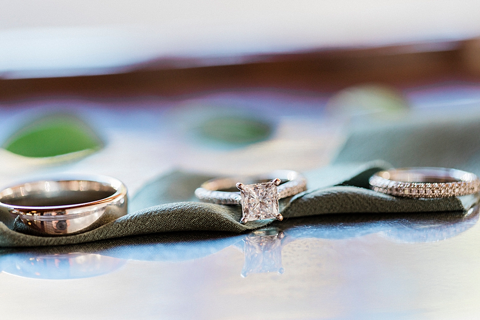 Garden Wedding Rings Photo by Tee Lambert Photography