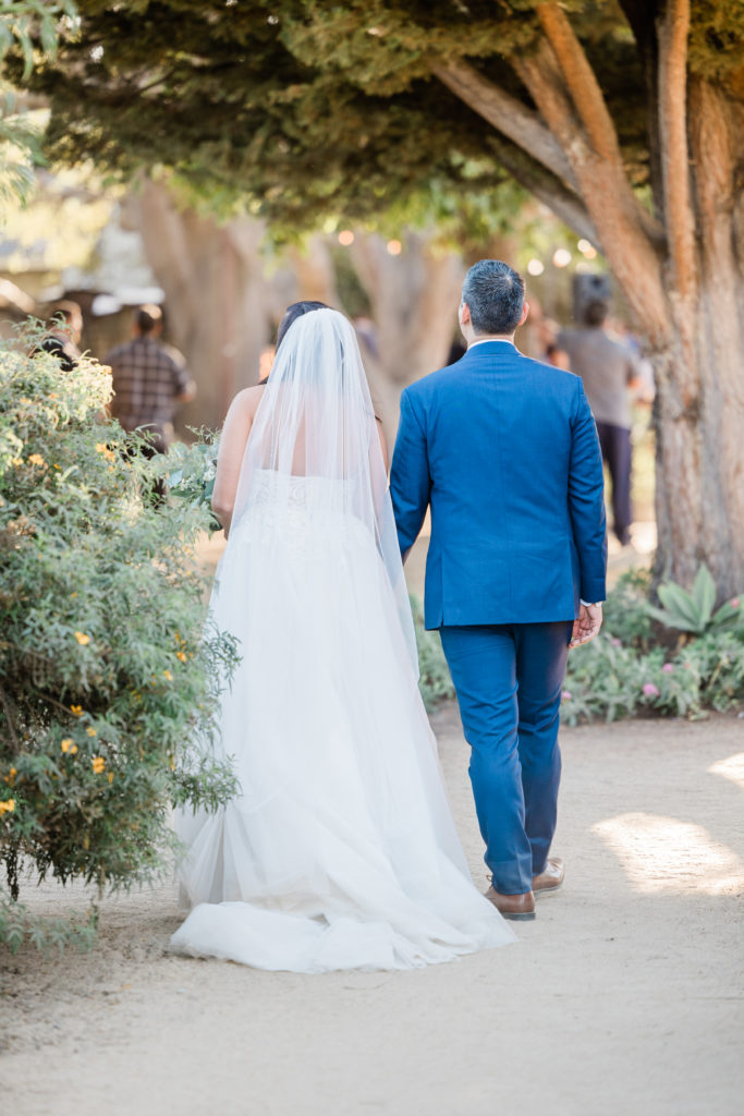 outdoor wedding in California