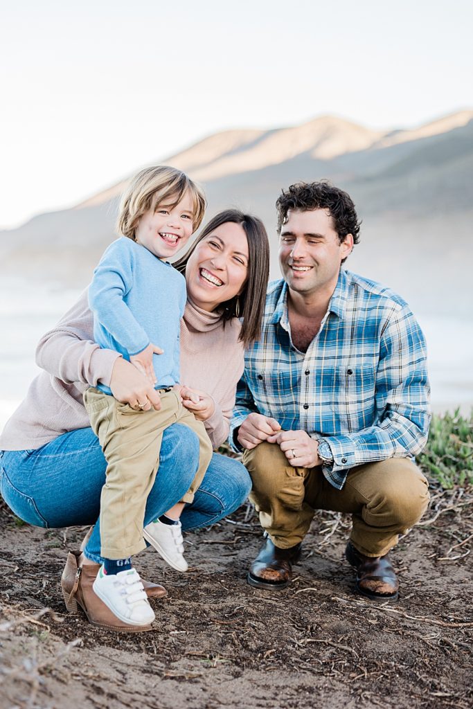 Family photography in Big Sur