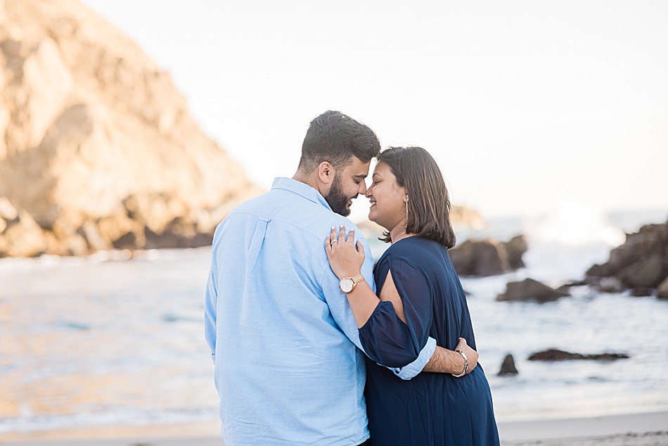 Big Sur ocean wedding proposal