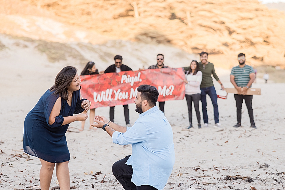 proposal banner | wedding proposal photographer Monterey