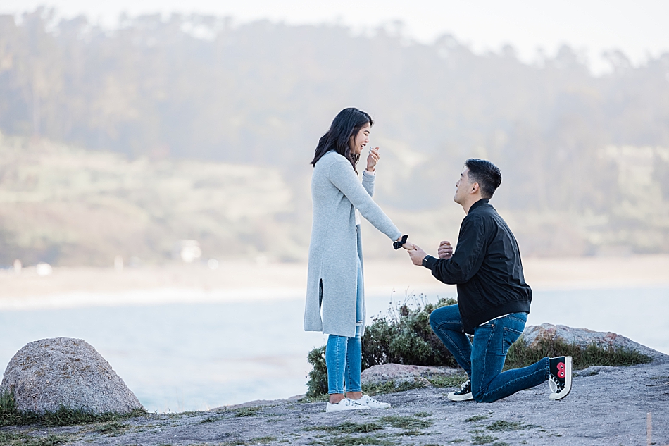 Carmel-by-the-sea photographer wedding proposal