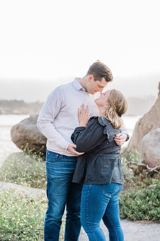 Engagement photos in Monterey