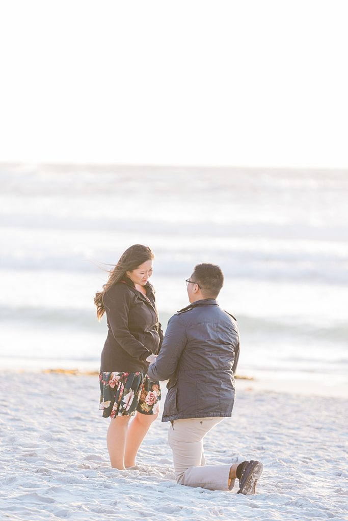 Engagement photos in Monterey, California