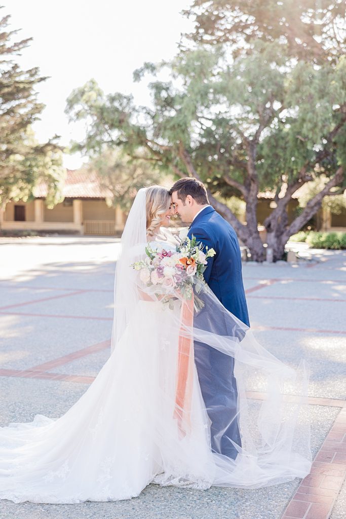 Carmel Mission Church wedding venue by Tee and Rebecca Photography