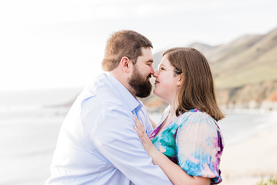 Engagement photos in Big Sur