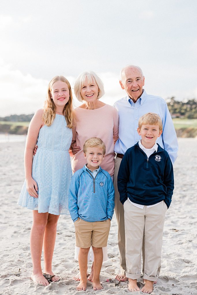 Pebble Beach Family Photo