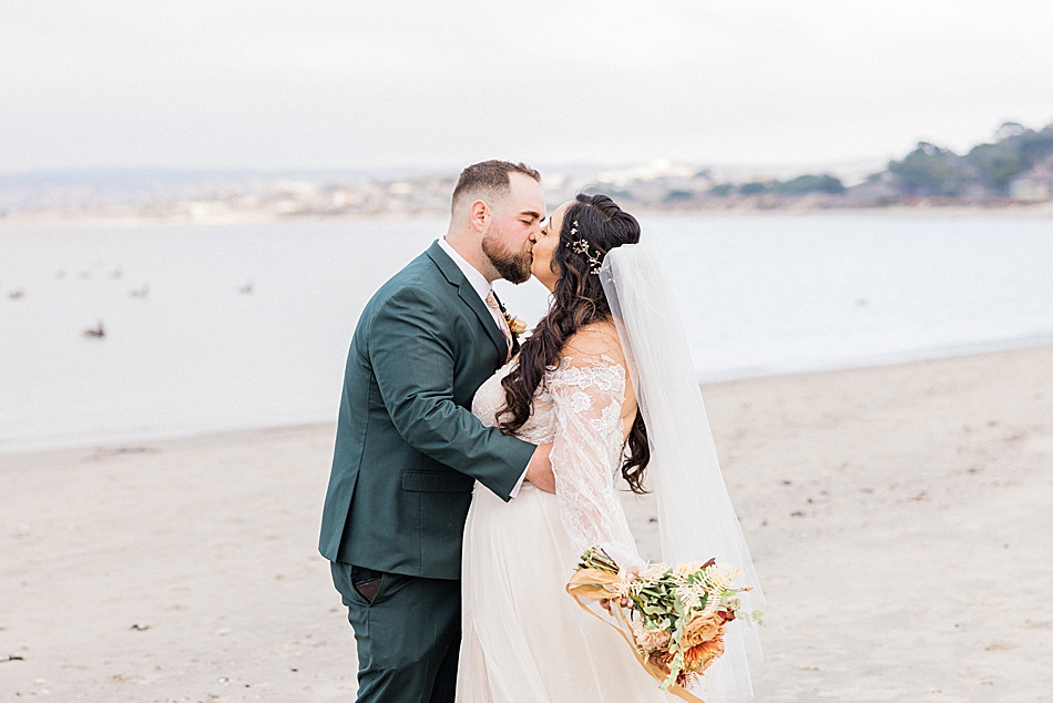 Monterey Beach wedding photos