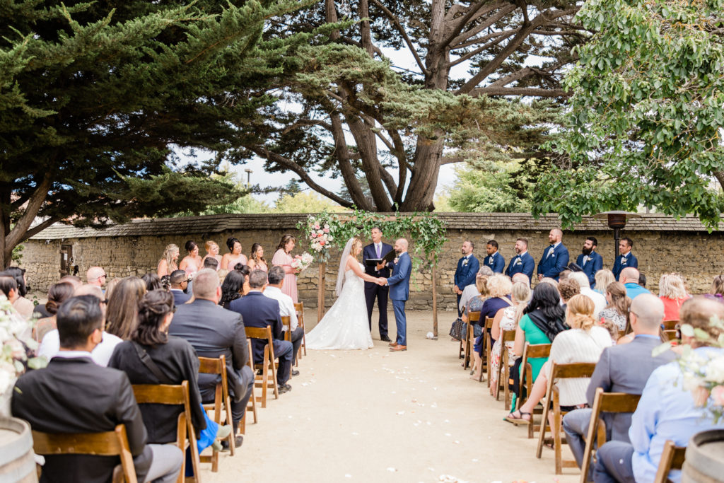 outdoor wedding venue in Monterey California