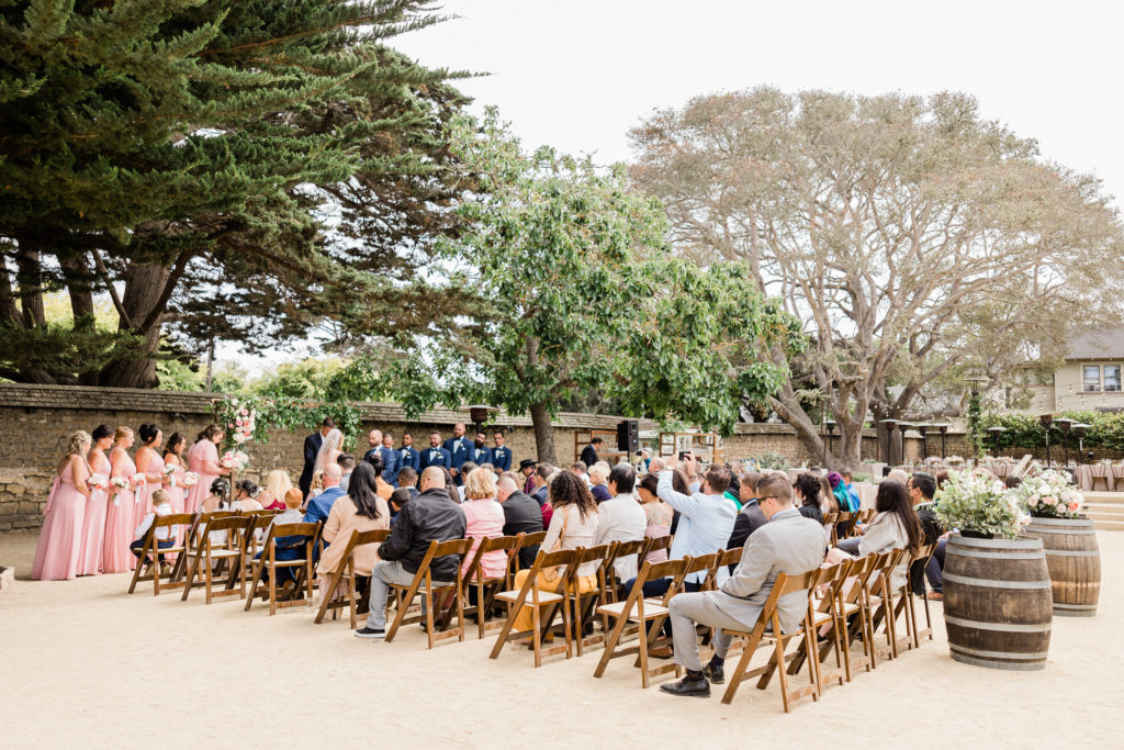 Outdoor wedding venue in Monterey, California