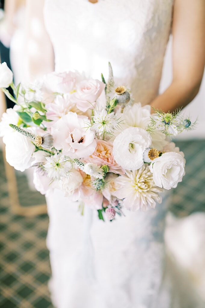 La Playa Hotel Wedding Bride with bouquet