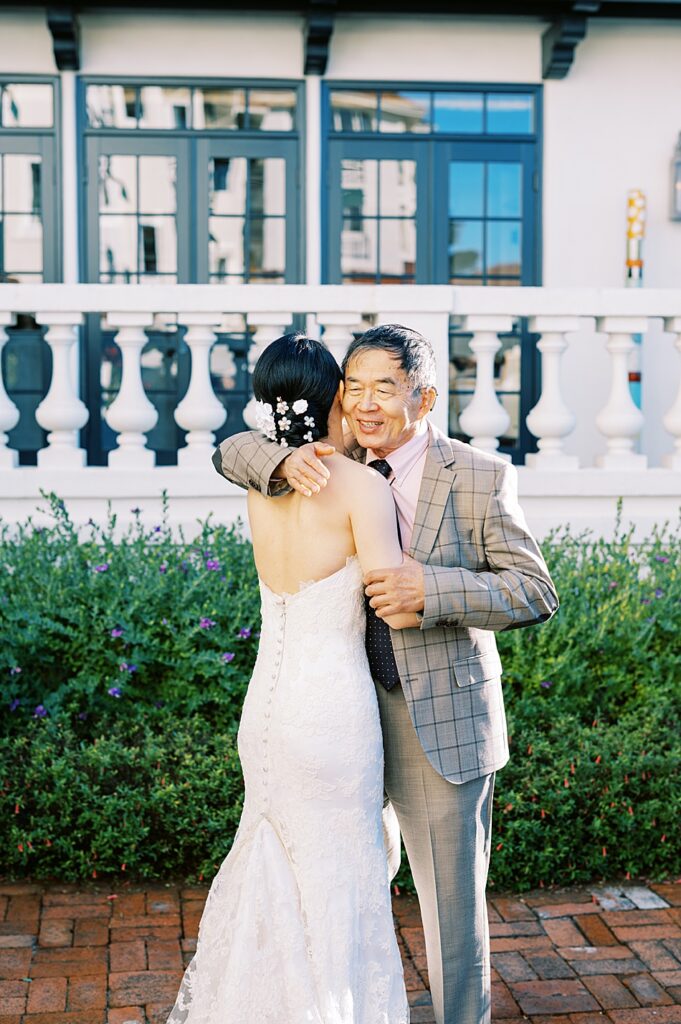 La Playa Hotel Wedding father of the bride