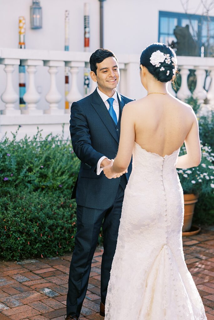 La Playa Hotel Wedding first look