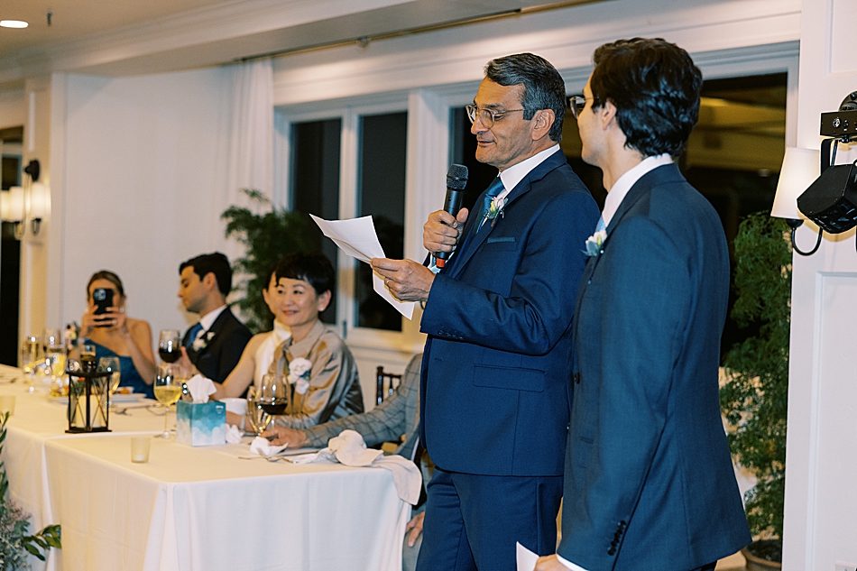 La Playa Hotel Wedding toasts