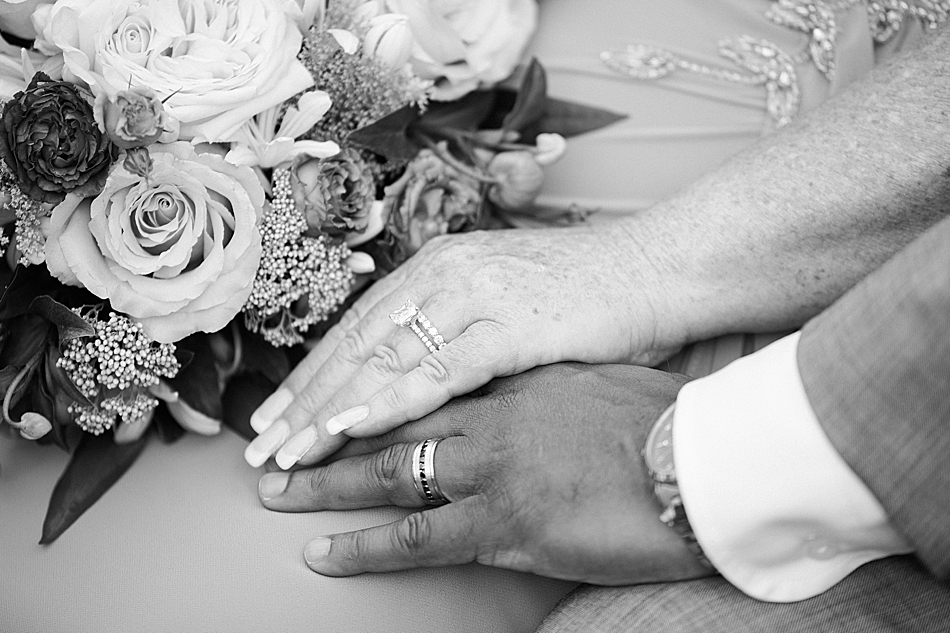 Wedding rings at The Perry House