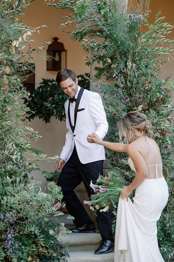 Stonepine Estate bride and groom